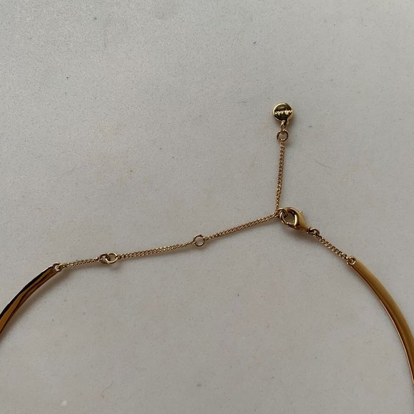 Stella & Dot gold tiered multi-chain necklace - Picture 4 of 8